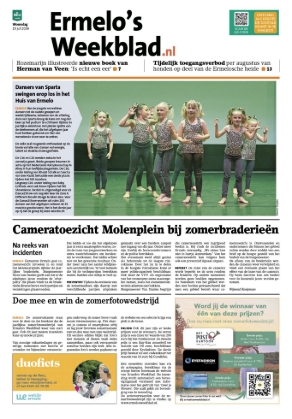 Voorpagina 15 juli