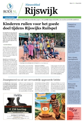 Voorpagina 30 juli 2026