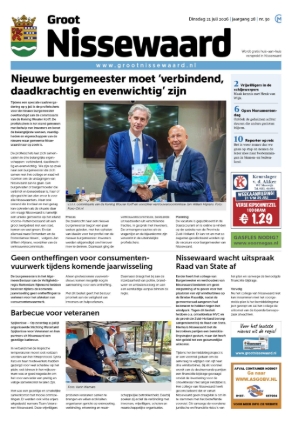 Voorpagina 21 juli