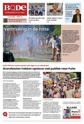 Voorpagina Woensdrechtse Bode Week 27
