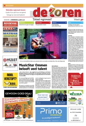 Voorpagina 22 juli