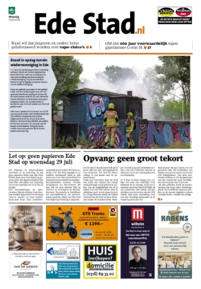Voorpagina 22 juli