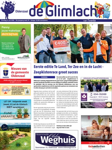 Voorpagina De Glimlach wk 30 2026