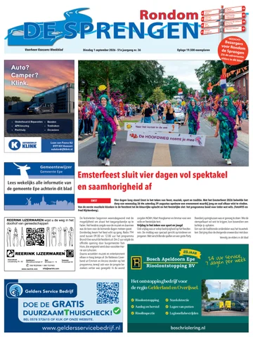Voorpagina Rondom de Sprengen wk 36 2026