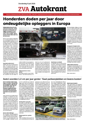 Voorpagina 9 juli 2026