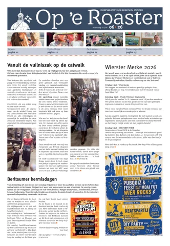 Voorpagina Op 'e Roaster juni 2026