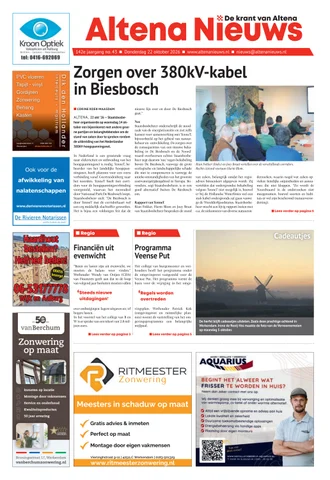 Voorpagina Altena Nieuw 2026 krant 43