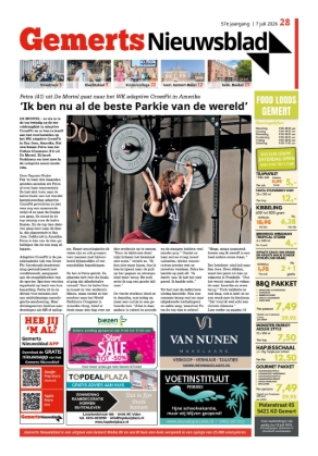 Voorpagina 7 juli