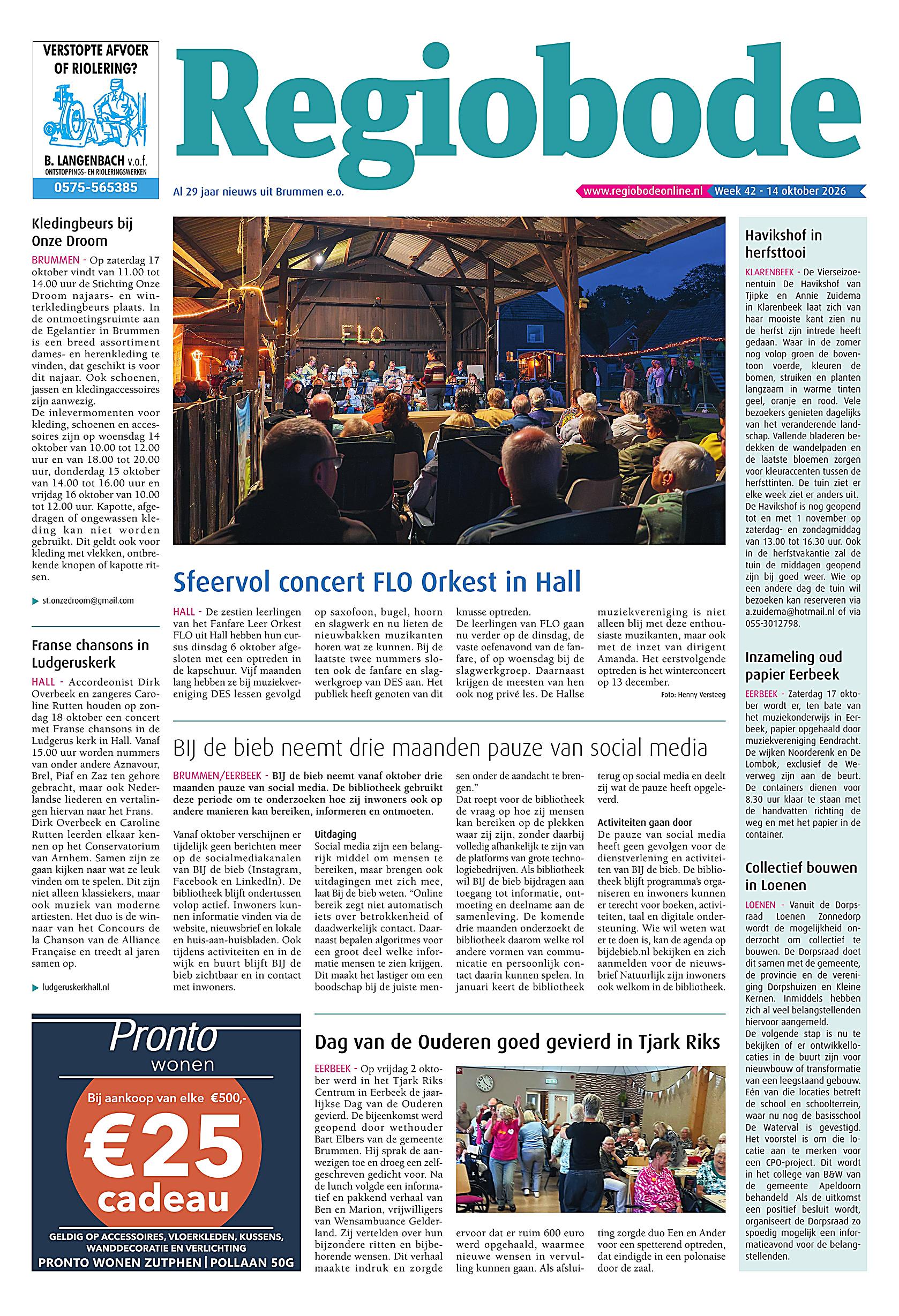 Voorpagina 14 oktober 2026 Week 42