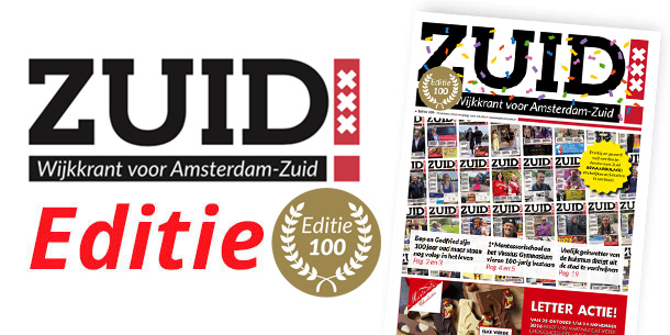 Voorpagina ZUID! Editie 100, 20 oktober 2026