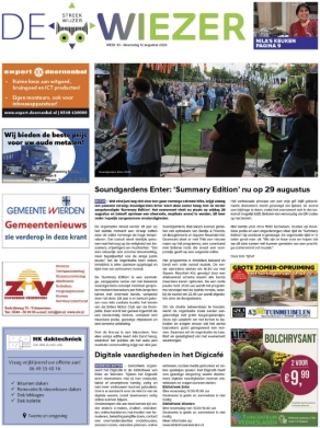 Voorpagina De Wiezer 12 augustus