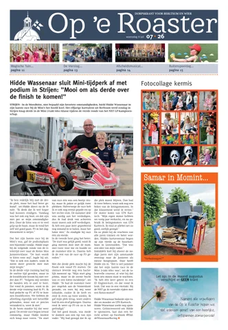 Voorpagina Op 'e Roaster juli 2026