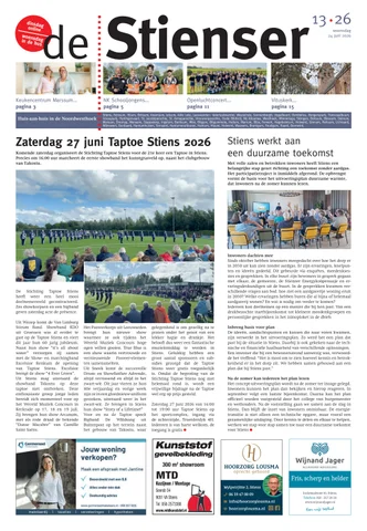 Voorpagina Stienser 13 2026
