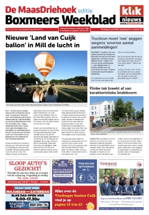 Voorpagina 14 juli