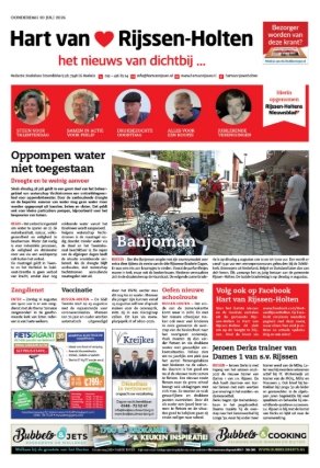 Voorpagina 30 juli 2026