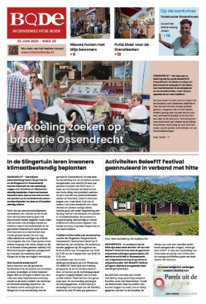 Voorpagina Woensdrechtse Bode Week 26