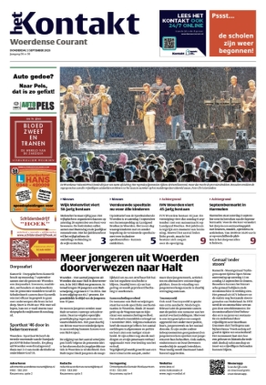 Voorpagina Woerdense Courant 3 september