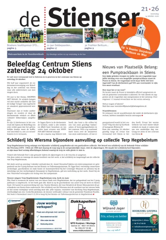 Voorpagina Stienser 21 2026