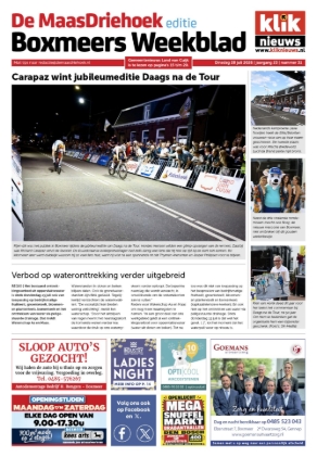 Voorpagina 28 juli