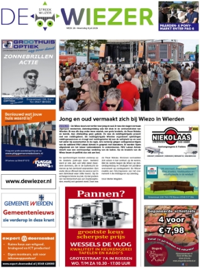 Voorpagina De Wiezer 8 juli