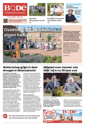 Voorpagina Woensdrechtse Bode Week 29