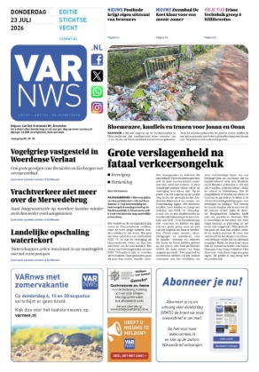 Voorpagina 23 juli
