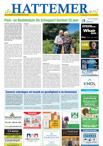 Voorpagina De Hattemer, 8 juli 2026